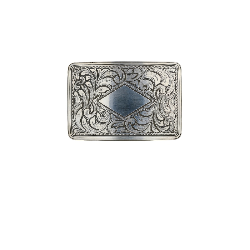 Kemo Sabe Gilman Rectangle Belt Buckle 金属银色 REVOLVE小众