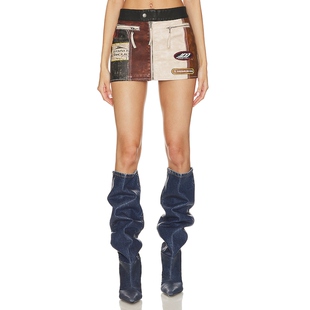 小众新品 迷你半身裙REVOLVE时尚 废土风潮流性感短裙 London Jaded