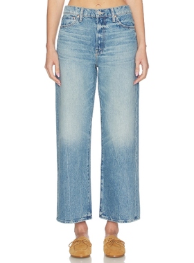 MOTHER DODGER 阔腿 蓝色 美式复古风REVOLVE小众新款
