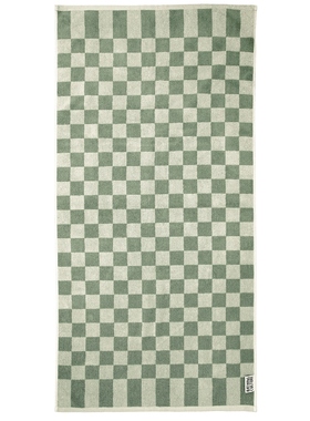 Bathing Culture Bathhouse Check Organic Body Towel 天蓝REVOL