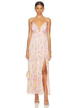 ASTR the Label MINARI 长裙 紫色REVOLVE小众新款