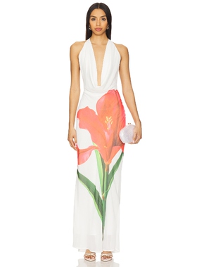 Runaway The Label JASMINA 长裙 白色REVOLVE小众新款