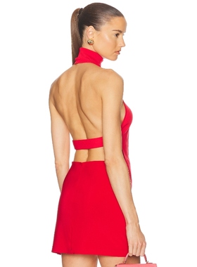 Cult Gaia 上装 红色 性感REVOLVE小众新款