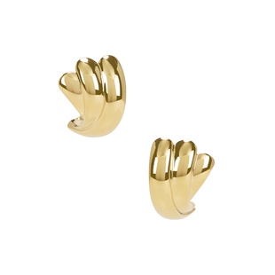 Lie Studio THE MAGDA 耳饰 金属金色REVOLVE小众新款