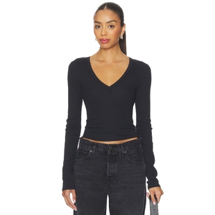 People 长袖 黑色内搭上衣经典 打底衫 Free 款 REVOLVE 海外直邮