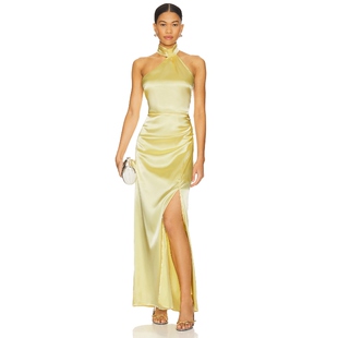 [店铺主推]MORE TO COME DARCE 裙子 黄色礼服裙REVOLVE小众新款