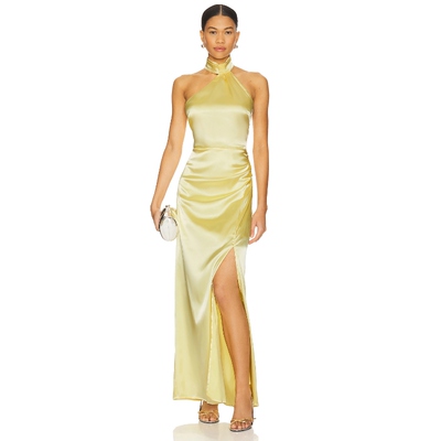 [店铺主推]MORE TO COME DARCE 裙子 黄色礼服裙REVOLVE小众新款