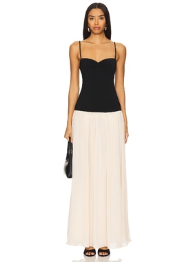 Lovers and Friends RIAN 长裙 黑色REVOLVE小众新款