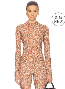 [冬季新品]KNWLS HALCYON 上装长袖上衣橙色y2k辣妹风REVOLVE小众