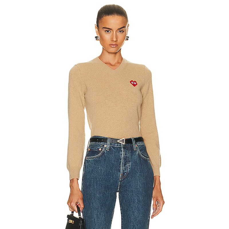 [春季新品]COMME des GARCONS PLAY川久保玲毛衣羊毛衫REVOLVE