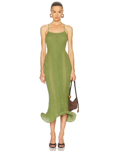 TG Botanical WENDY 裙子 revolve小众新款 绿色