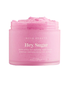NCLA HEY, SUGAR EXFOLIATING ALL NATURAL BODY SCRUB IN PINK C