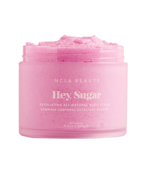 NCLA HEY, SUGAR EXFOLIATING ALL NATURAL BODY SCRUB IN PINK C