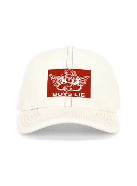 Boys Lie DISTRESSED 卡车司机帽 象牙白REVOLVE小众新款