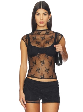 [冬季新品]BUCI EMBER 上装 黑色y2k辣妹风REVOLVE小众