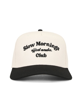 [冬季新品]Friday Feelin SLOW 帽类 奶油色REVOLVE小众