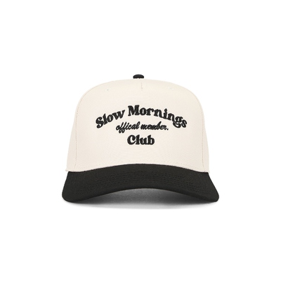 [春季新品]Friday Feelin SLOW 帽类 奶油色REVOLVE小众