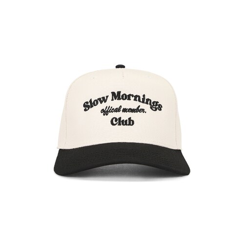 [春季新品]Friday Feelin SLOW 帽类 奶油色REVOLVE小众
