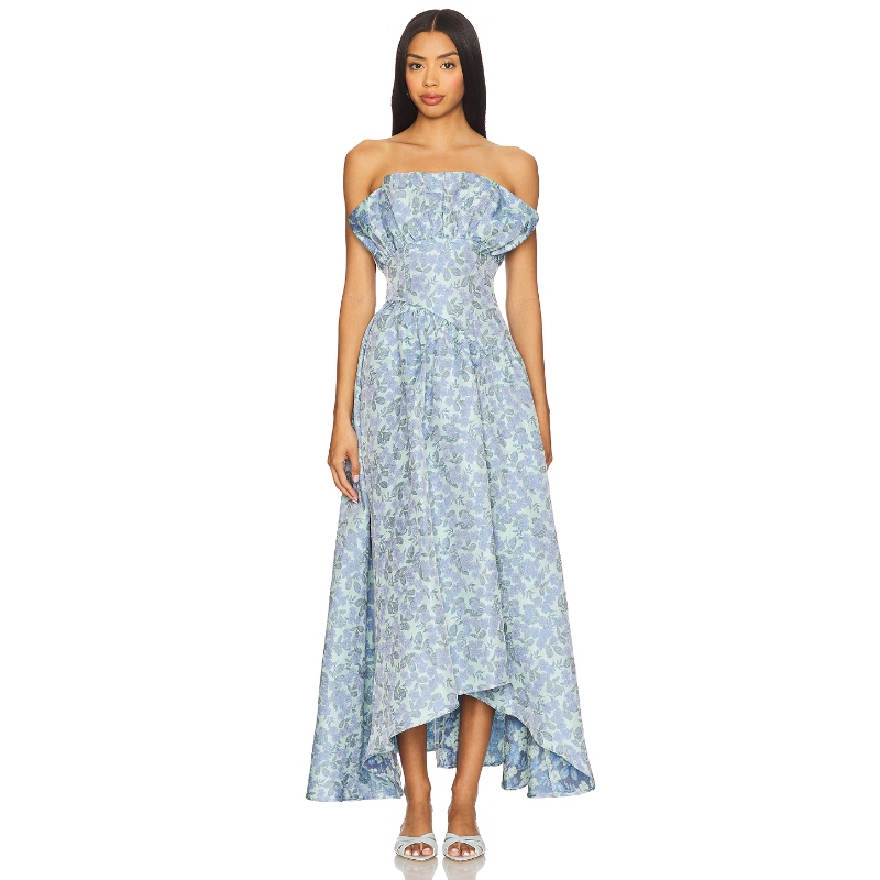 ELLIATT 连衣裙蓝色REVOLVE小众新款