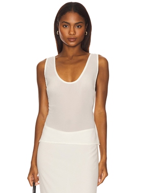 Nakedvice THE PEPA TANK 上装 象牙白 y2k辣妹风REVOLVE小众新款