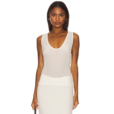 Nakedvice THE PEPA TANK 上装 象牙白 y2k辣妹风REVOLVE小众新款