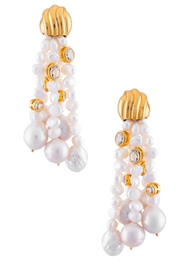 VALERE AWAKEN 耳饰 金属金色REVOLVE小众新款