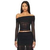 KAMI 上装 黑色 superdown y2k辣妹风REVOLVE小众新款