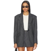 THE LABEL COLLINS MADISON 夹克老钱风REVOLVE小众新款