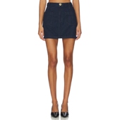 春季 MIMI 新品 Favorite Daughter 迷你半身裙 蓝色REVOLVE小众
