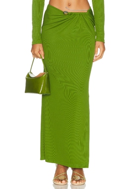 Christopher Esber 半身裙 绿色 REVOLVE小众新款