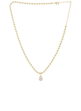 Lili Claspe金色项链优雅风秋冬新品水滴吊坠REVOLVE
