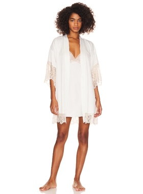 Flora Nikrooz CHARMEUSE WRAP 长袍revolve时尚小众新款