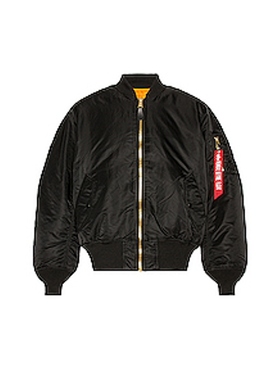 [冬季新品]ALPHA INDUSTRIES MA-1美式风黑色飞行员夹克REVOLVE
