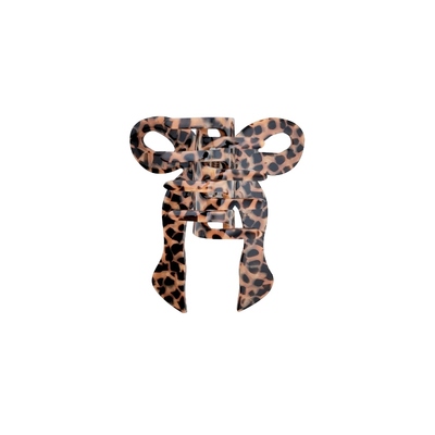 Solar Eclipse Hand-painted Coquette Bow Claw Hair ClipREVOLV