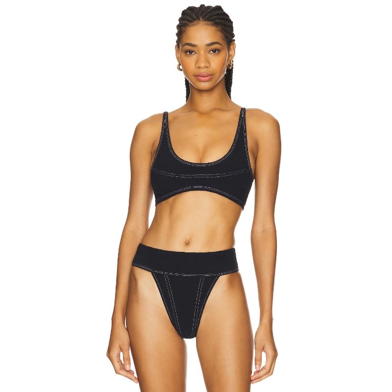 【海外直邮】Free People FARRAH 短款上装 黑色REVOLVE小众新款