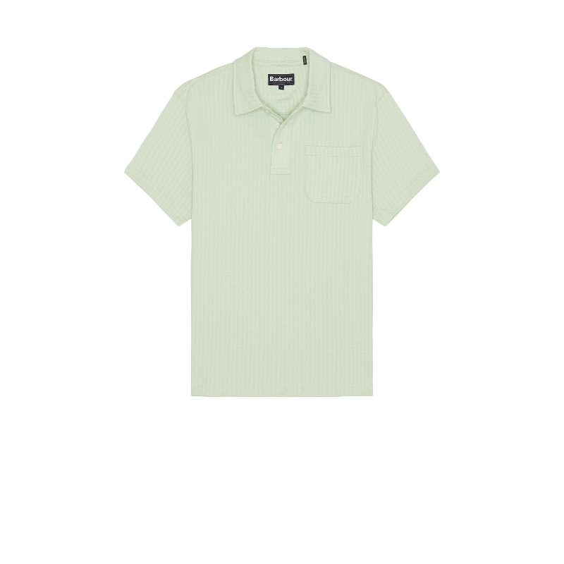 Barbour DYMCHURCH POLO 衫 薄荷色REVOLVE小众新款