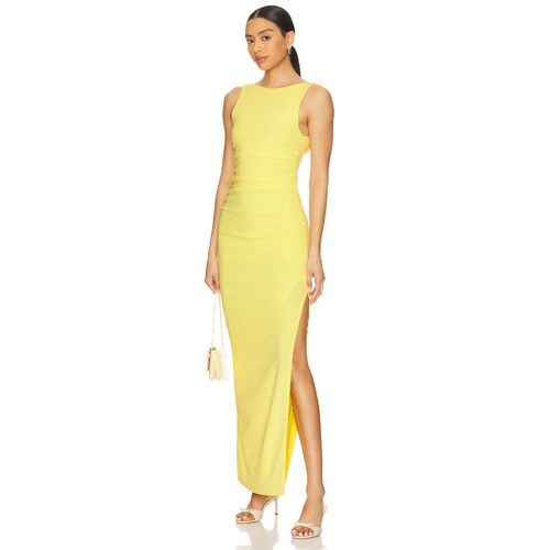 [秋冬新品]MORE TO COME MAISIE 连衣裙 黄色REVOLVE小众