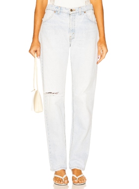 aligrace CLASSIC RELAXED LONG CUSTOMS 直筒 蓝revolve小众新款