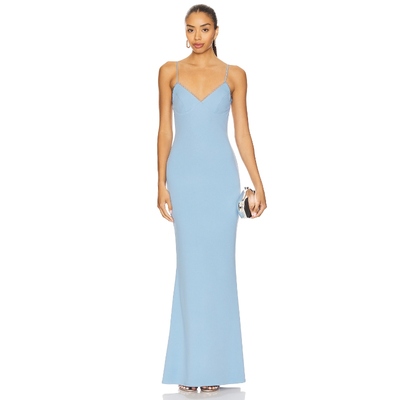 [冬季新品]Katie May VIVIAN 长裙 Baby BlueREVOLVE小众