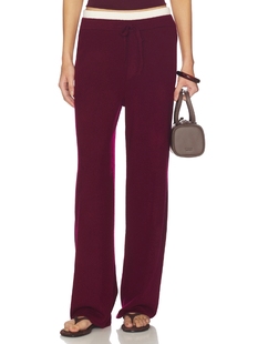 Artless Forever TOVE 叠层裤 revolve小众新款 葡萄酒色