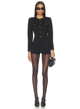 retrofete TESNI 连衫裤 revolve小众新款 黑色