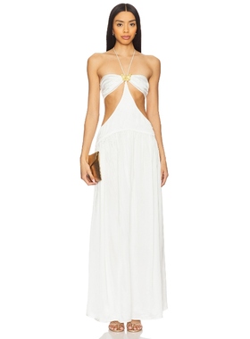 [冬季新品]CIN CIN MILA 长裙 白色REVOLVE小众