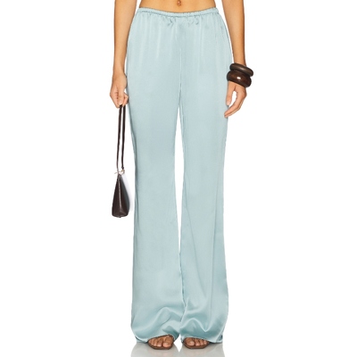 [冬季新品]SER.O.YA VIVA 阔腿长裤  缎面裤子 慵懒风REVOLVE