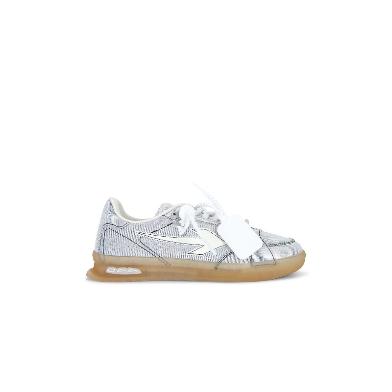 OFF-WHITE白色帆布运动鞋厚底休闲球鞋休闲秋冬新品REVOLVE