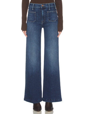 MOTHER HUSTLER 阔腿 revolve小众新款 藏青色