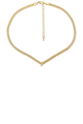 8 Other Reasons V 形项链 金属金色revolve小众新款