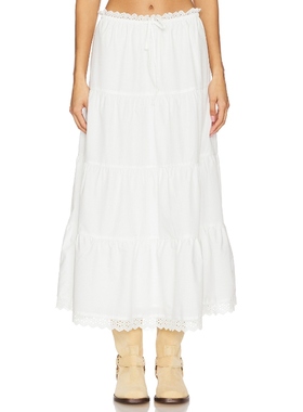 MORE TO COME ANGELA 半身裙 白色REVOLVE小众新款