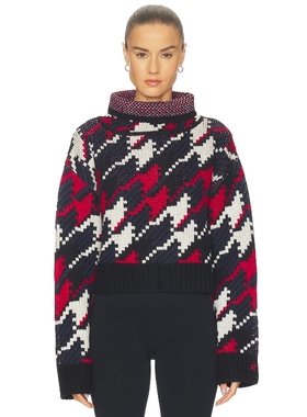 Perfect Moment TURTLE NECK HERRINGBONE 毛衣 Navy,BlackREVOLV