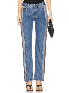 [冬季新品] SAMI MIRO VINTAGE 牛仔裤蓝色美式复古风REVOLVE