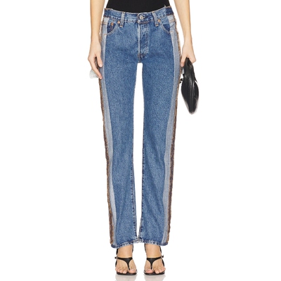 [冬季新品] SAMI MIRO VINTAGE 牛仔裤蓝色美式复古风REVOLVE